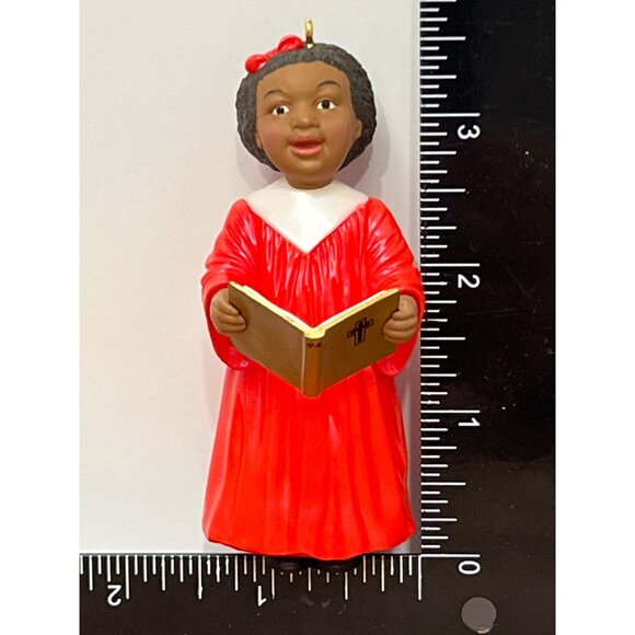 1994 HALLMARK KEEPSAKE ORNAMENT QX447-3 JOYOUS SONG CHOIR CHURCH - Picture 4 of 7